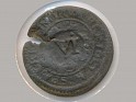 Escudo - 6 Maravdeís (Resello) - Spain - 1652 - Cobre - Cayón# 5180 - Resello de 6 maravedís (sobre otro de 4 sobre moneda de 4 maravedís 1661 de Felipe IV - 0